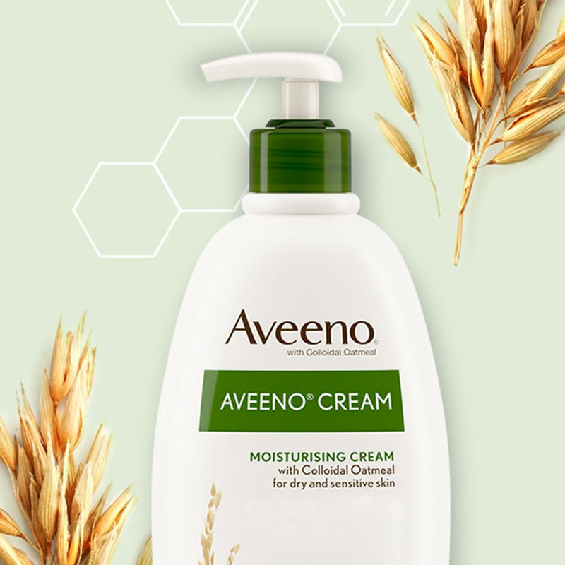 Aveeno Moisturizing Body Cream For Dry, Sensitive & Eczema Prone Skin 500ml - MeStore - Aveeno