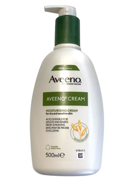 Aveeno Moisturizing Body Cream For Dry, Sensitive & Eczema Prone Skin 500ml - MeStore - Aveeno