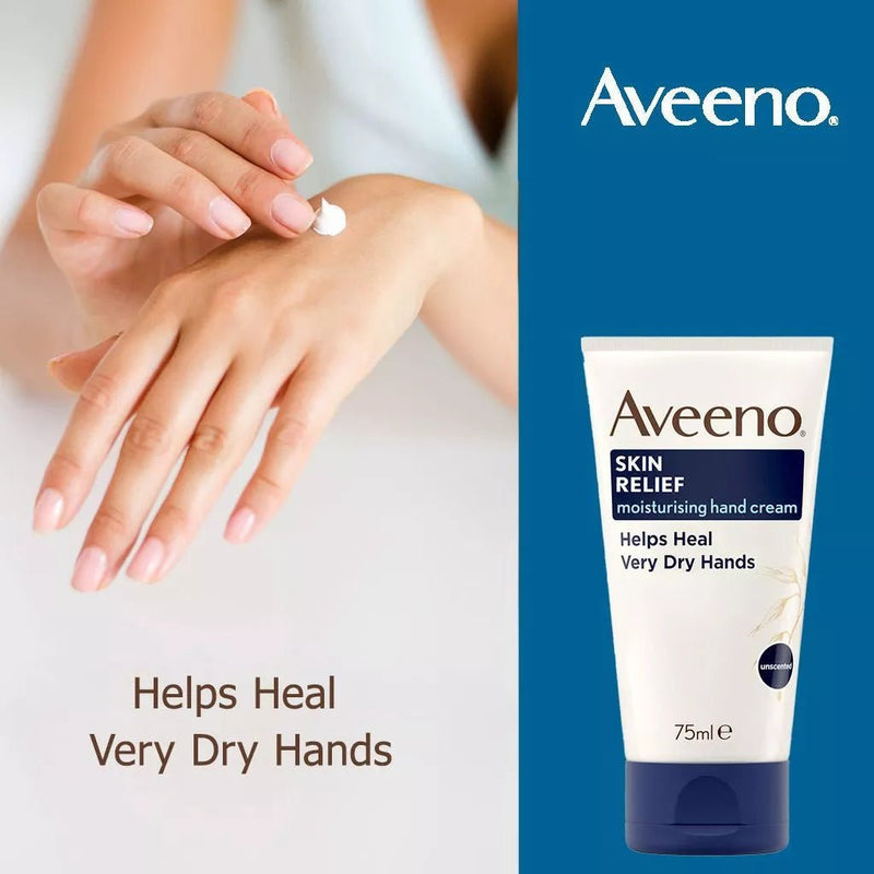 Aveeno Skin Relief Hand Cream 75ml - MeStore - Aveeno