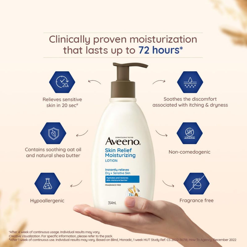 Aveeno Skin Relief Moisturizing Lotion 354ml - MeStore - Aveeno