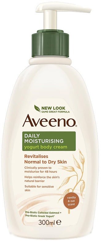 Aveeno Yoghurt Lotion Vanilla 300ml - MeStore - Aveeno