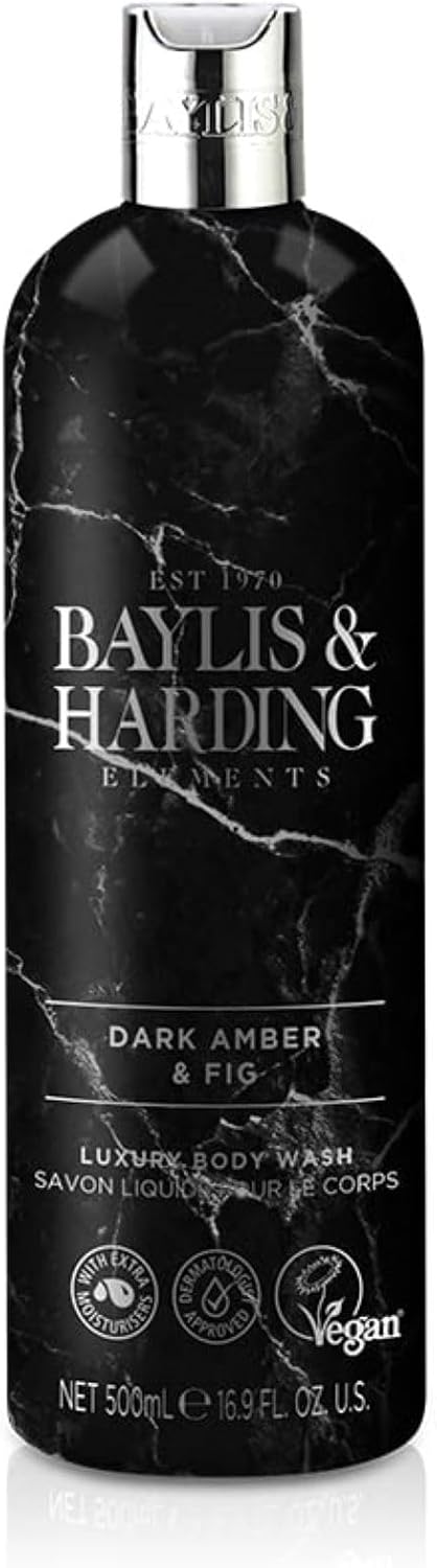 Baylis & Harding Elements Dark Amber & Body Wash Fig 500ml - MeStore - Baylis