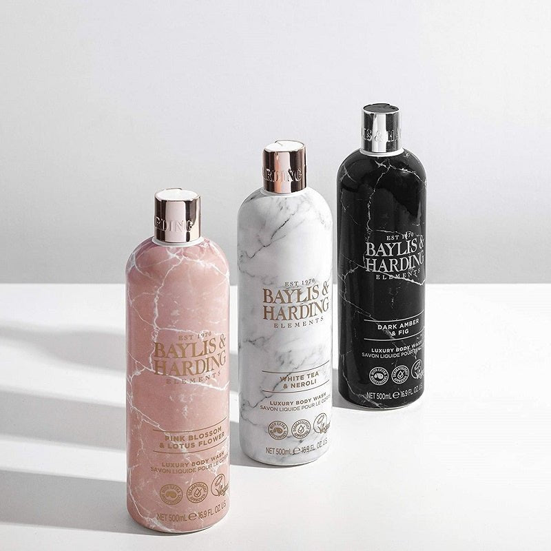 Baylis & Harding Elements Pink Blossom & Lotus Flower 500ml - MeStore - Baylis