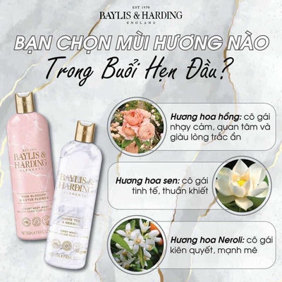 Baylis & Harding Elements Pink Blossom & Lotus Flower 500ml - MeStore - Baylis