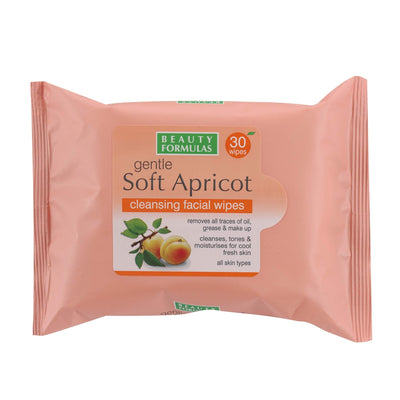 Beauty Formulas Apricot Extract Facial Wipes 30'S: 9423 - MeStore - Beauty Formulas