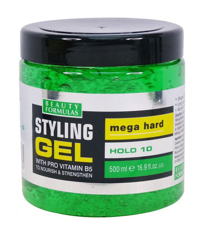 Beauty Formulas Stlyling Gel Mega Hard (green: - MeStore - Beauty Formulas