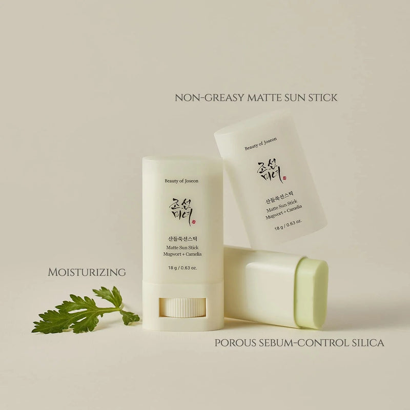 Beauty of Joseon - Matte Sun Stick : Mugwort+Camelia (SPF 50+ PA++++) - MeStore - Beauty of Joseon