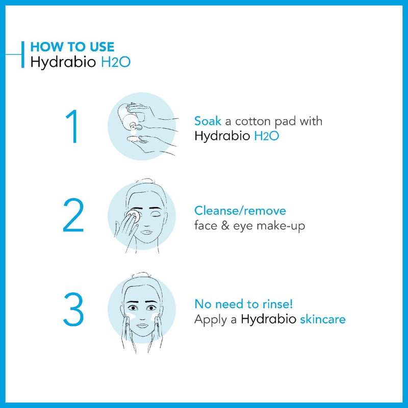 Bioderma Hydrabio H2O Moisturising Micellar Water Makeup Remover 100ml - MeStore - BioDerma