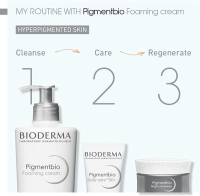 Bioderma Pigmentbio Foaming Cream Brightening Exfoliating Cleanser, 500 Ml - MeStore - BioDerma