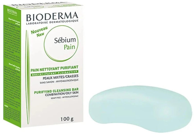 Bioderma Sebium Pain Purifying Cleansing Bar 100g - MeStore - BioDerma