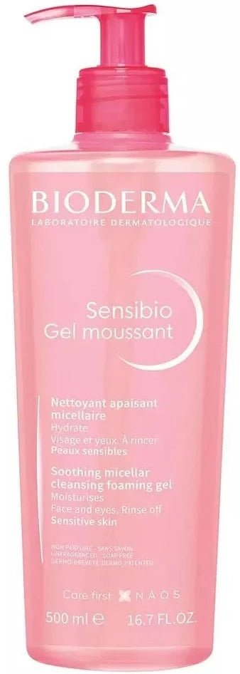 Bioderma Sensibio Gel Moussant + 500ml - MeStore - BioDerma