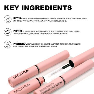 Biotin - Peptide Complex Lash Serum - MeStore - Moira Beauty