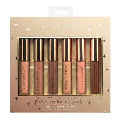 Born To Be Natural Liquid Lipstick Set - MeStore - Kara Beauty