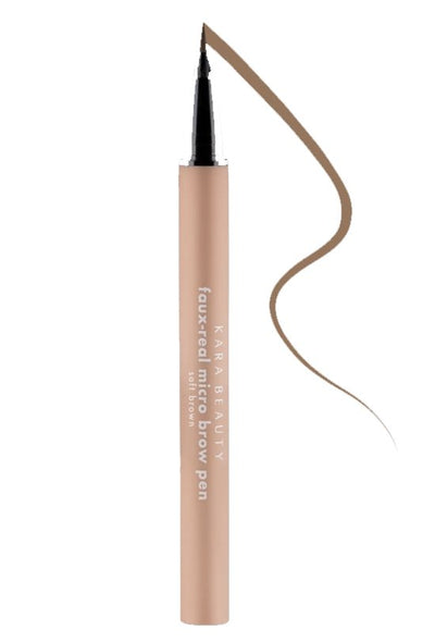 Bpf04s - Faux - real Micro Brow Pen: Soft Brown - MeStore - Kara Beauty