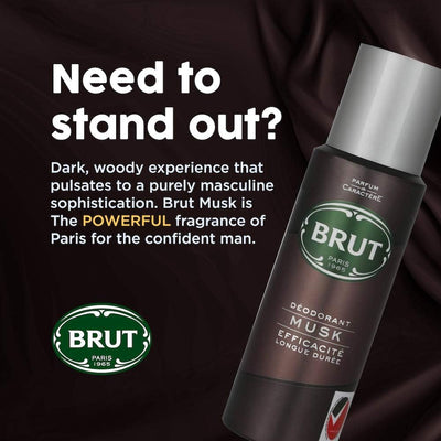 Brut Deo Spray 200Ml Musk - MeStore - Brut