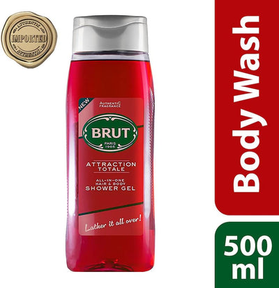 Brut Shower Gel 500Ml Attraction - MeStore - Brut