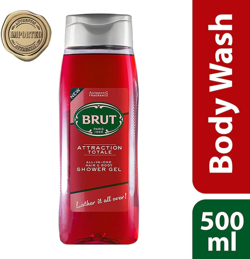 Brut Shower Gel 500Ml Attraction - MeStore - Brut