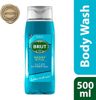 Brut Shower Gel 500Ml Sports Style - MeStore - Brut