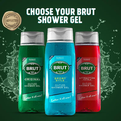 Brut Shower Gel 500Ml Sports Style - MeStore - Brut