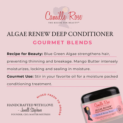 Camille Rose - Algae Renew Deep Conditioner 8oz - MeStore - Camille Rose