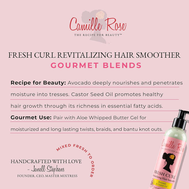 Camille Rose Fresh Curl Revitalizing Hair Smoother 8 oz - MeStore - Camille Rose