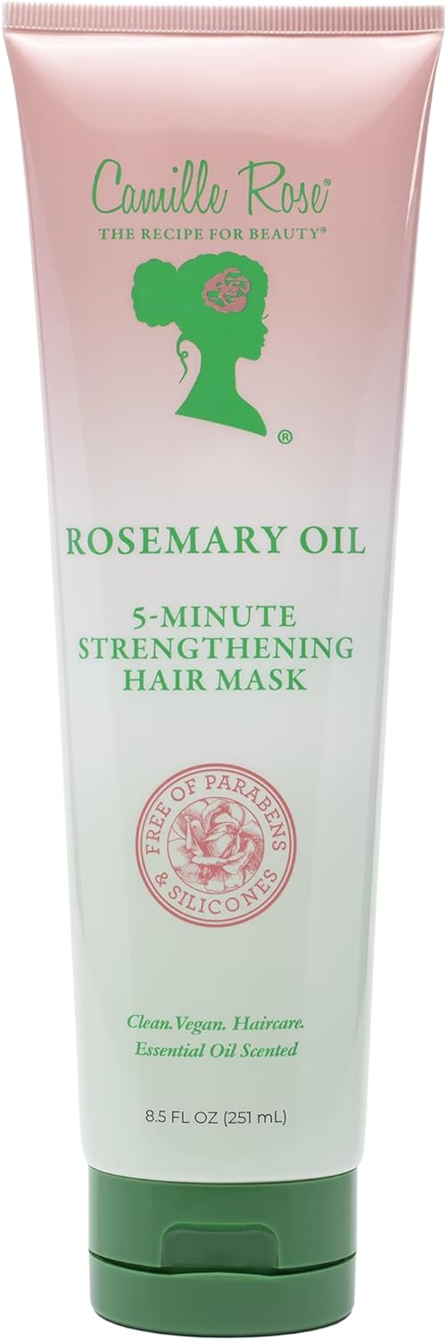 Camille Rose Roseemary Oil 5 Minute Deep Strengthening Mask 8oz - MeStore - Camille Rose