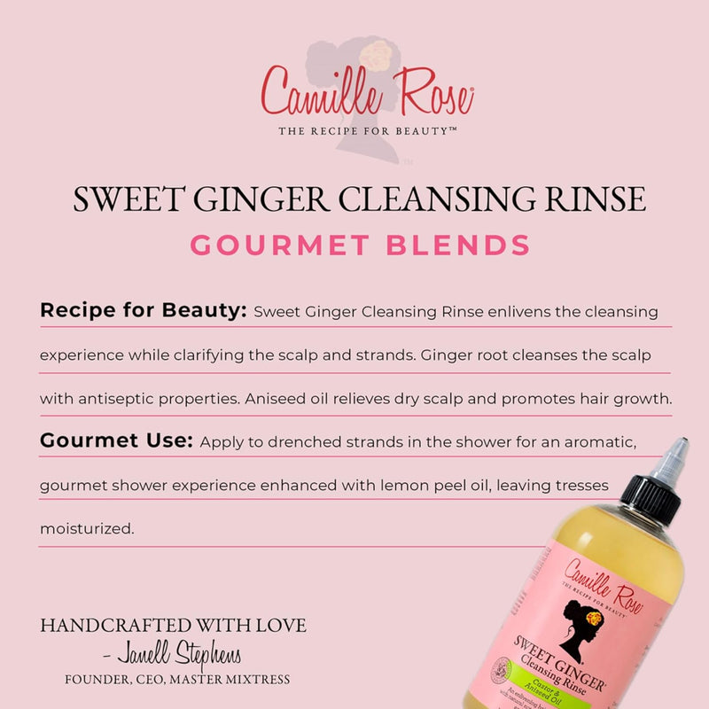 Camille Rose - Sweet Ginger Rose Cleansing Rinse 12oz - MeStore - Camille Rose