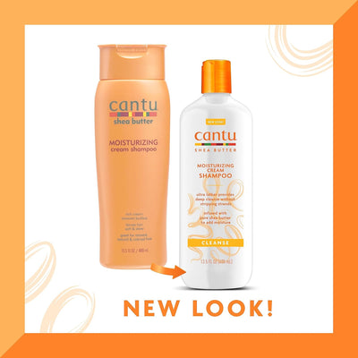 Cantu Moisturizing Cream Shampoo with Shea Butter, 13.5 fl oz - MeStore - Cantu