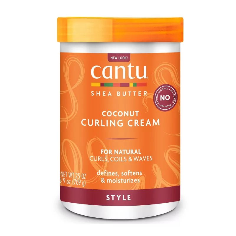 Cantu Natural Hair Coconut Curling Cream with Shea Butter 25oz/709g - MeStore - Cantu