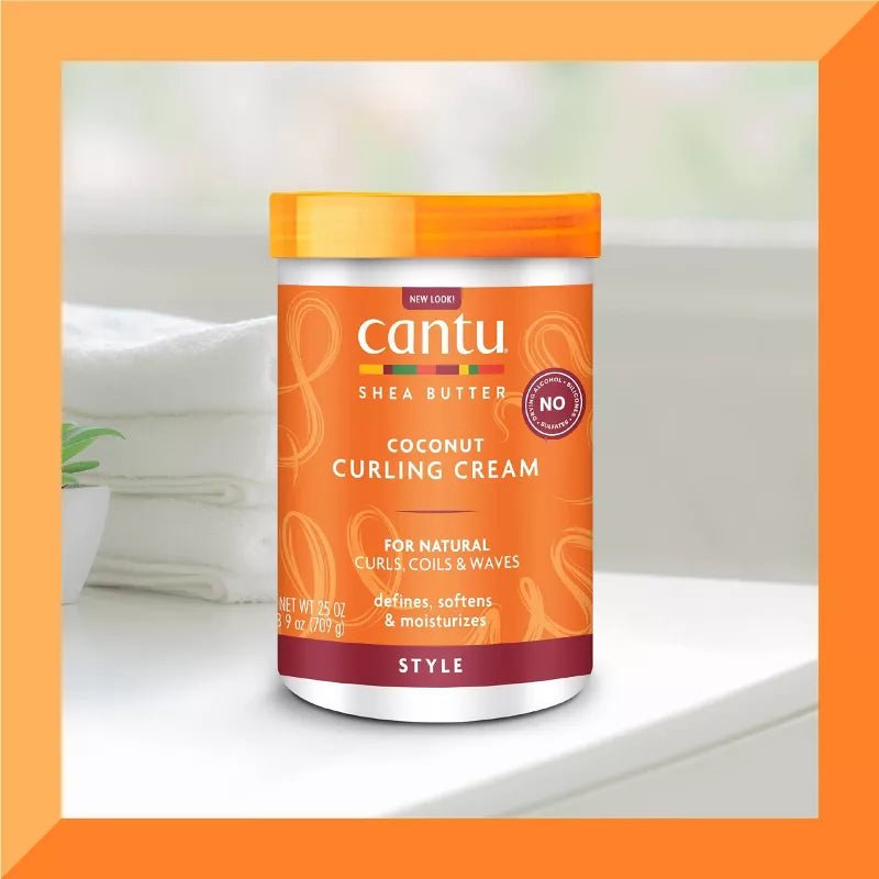 Cantu Natural Hair Coconut Curling Cream with Shea Butter 25oz/709g - MeStore - Cantu