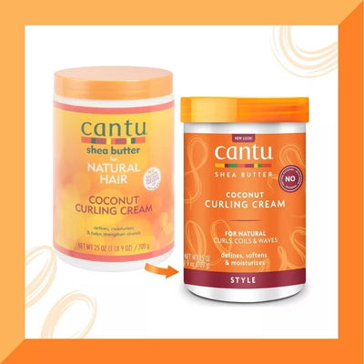 Cantu Natural Hair Coconut Curling Cream with Shea Butter 25oz/709g - MeStore - Cantu