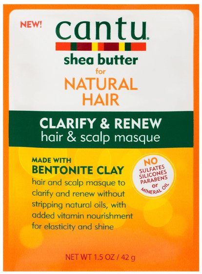 Cantu Shea Butter Clarify & Renew Hair & Scalp Masque 42gr - MeStore - Cantu