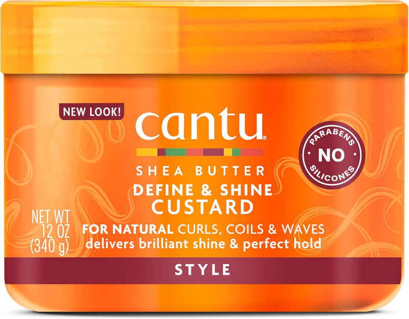 Cantu Shea butter Define & Shine Custard 12oz - MeStore - Cantu