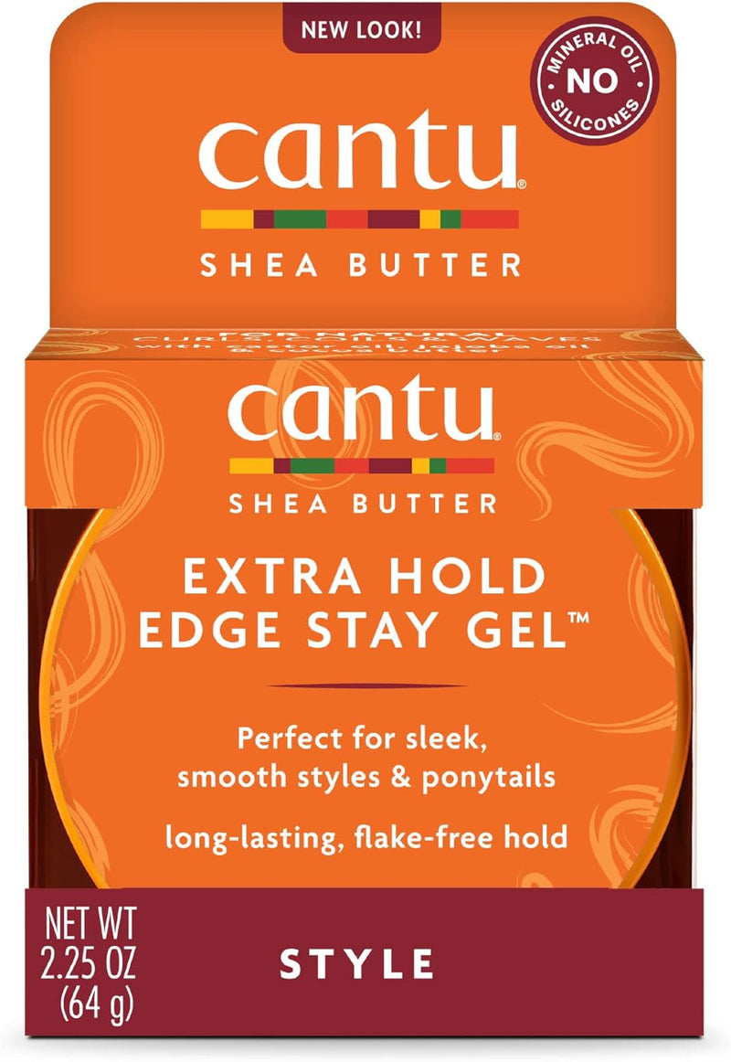 Cantu Shea Butter Extra Hold Edge Stay Gel 64g - MeStore - Cantu