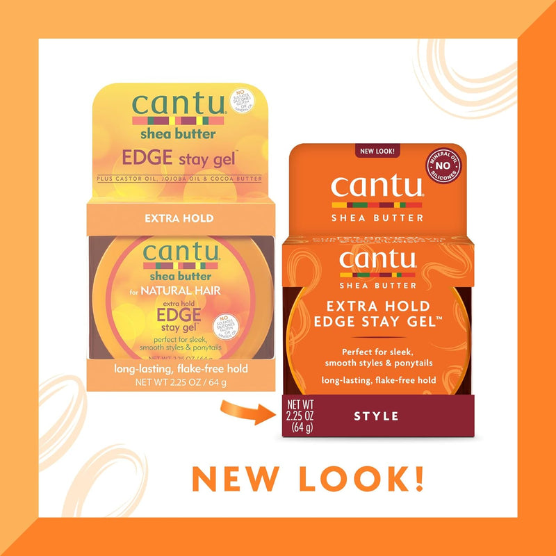 Cantu Shea Butter Extra Hold Edge Stay Gel 64g - MeStore - Cantu