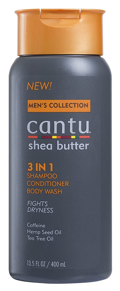 Cantu Shea Butter Men's 3 - In - 1 Shampoo Conditioner Body Wash 400ml - MeStore - Cantu