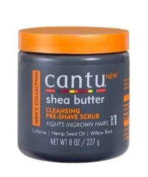 Cantu Shea Butter Men's Cleansing Pre - Shave Scrub 227g - MeStore - Cantu