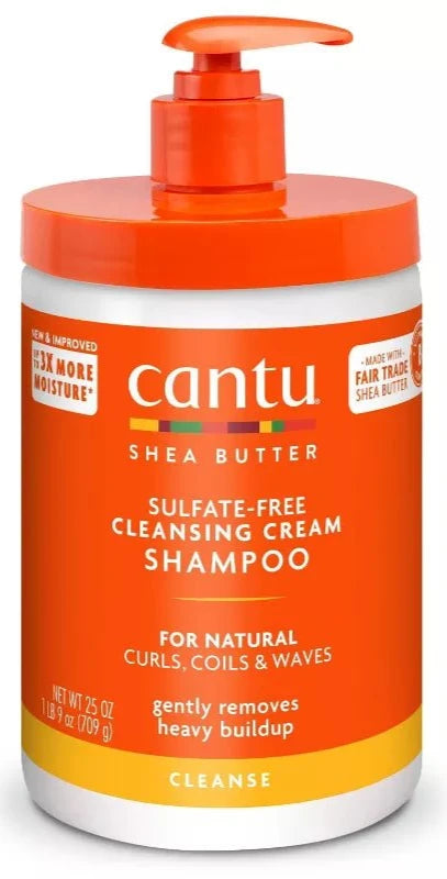 Cantu Shea Butter Natural Hair Cleansing Cream Shampoo 709g - MeStore - Cantu