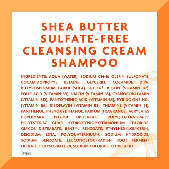 Cantu Shea Butter Sulfate - Free Cleansing Cream Shampoo 13.5 Oz - MeStore - Cantu