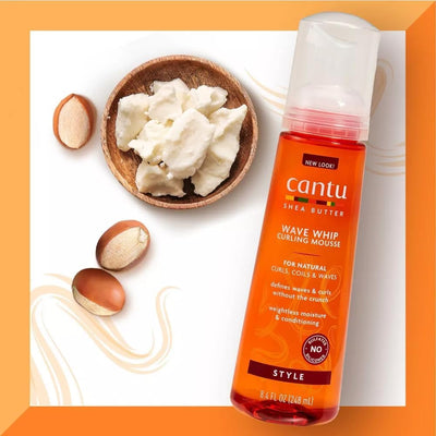 Cantu Shea Butter Wave Whip Curling Mousse 8.4oz - MeStore - Cantu