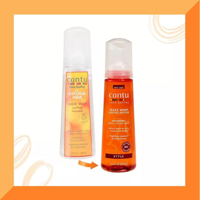 Cantu Shea Butter Wave Whip Curling Mousse 8.4oz - MeStore - Cantu