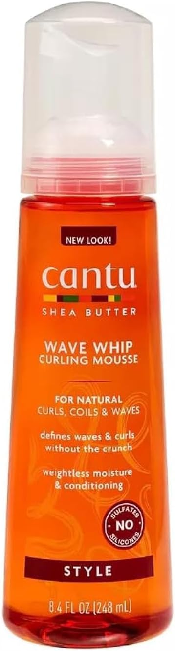 Cantu Shea Butter Wave Whip Curling Mousse 8.4oz - MeStore - Cantu