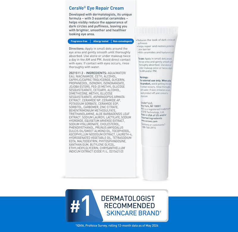 Cerave Eye Repair Cream 0.5oz - MeStore - Cerave