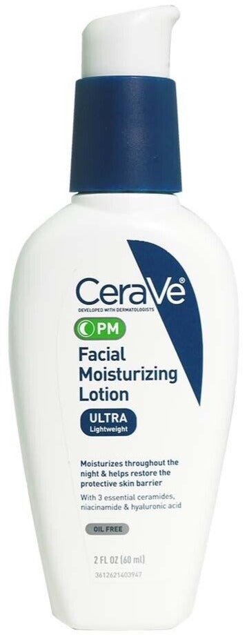 Cerave Face Moisturizer, PM Facial Moisturizing Lotion, Night Cream for Normal to Oily Skin - MeStore - Cerave