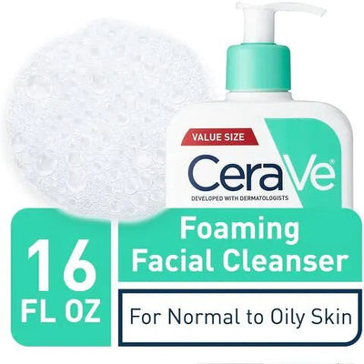 Cerave Foaming Cleanser 16oz - MeStore - Cerave