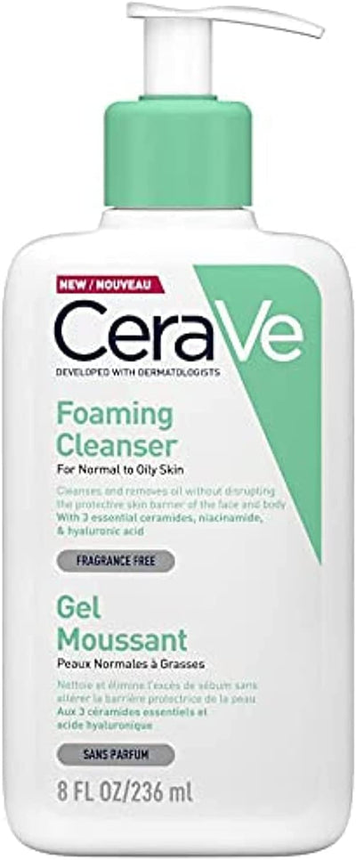 Cerave Foaming Cleanser 236ml Normal to Oily Skin - MeStore - Cerave