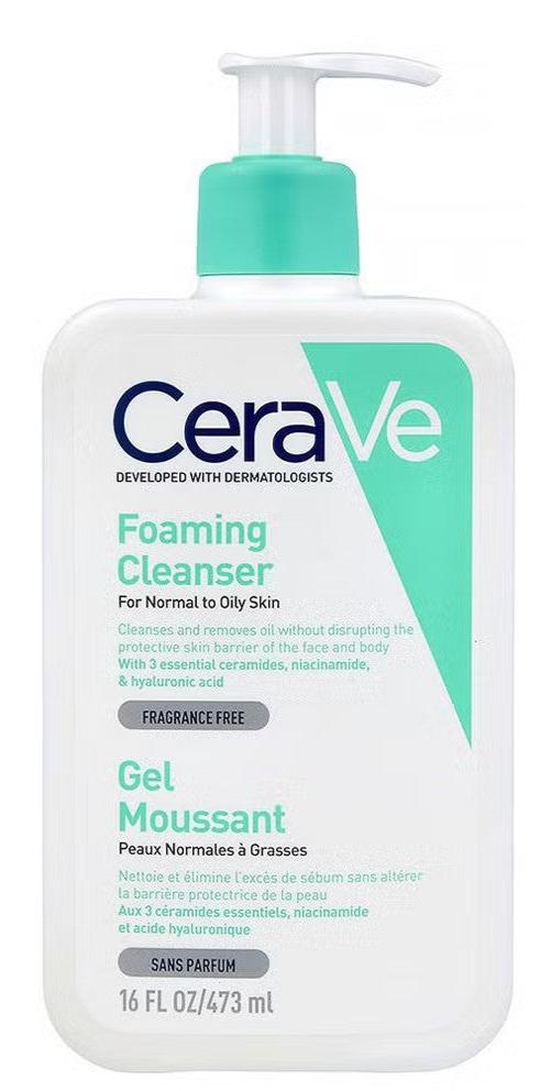 Cerave Foaming Cleanser Normal to Oily Skin 473 ml - MeStore - Cerave