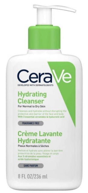 Cerave Hydrating Cream 236ml Cleanser Normal Skin - MeStore - Cerave