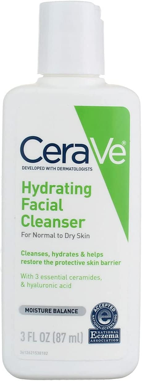 CeraVe Hydrating Facial Cleanser, 3 Fl. Oz - MeStore - Cerave