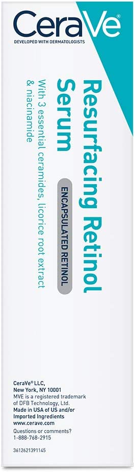 CeraVe Retinol Serum for Post - Acne Marks and Skin Texture, Pore Refining, 1 Oz - MeStore - Cerave